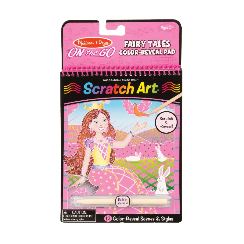 On The Go Scratch Art Pad | Fairy Tales