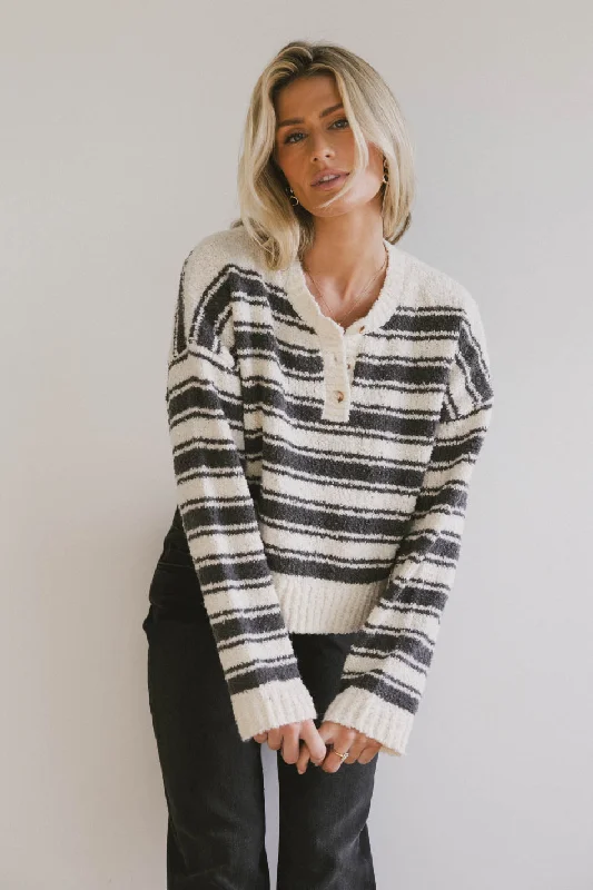 Kamryn Striped Knit Top