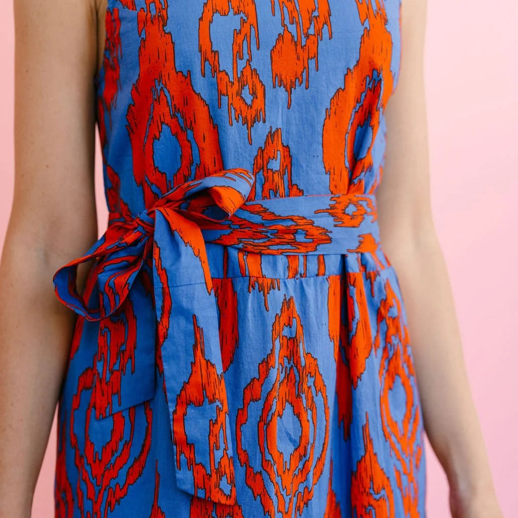 Zicatela Ikat Maiz Dress