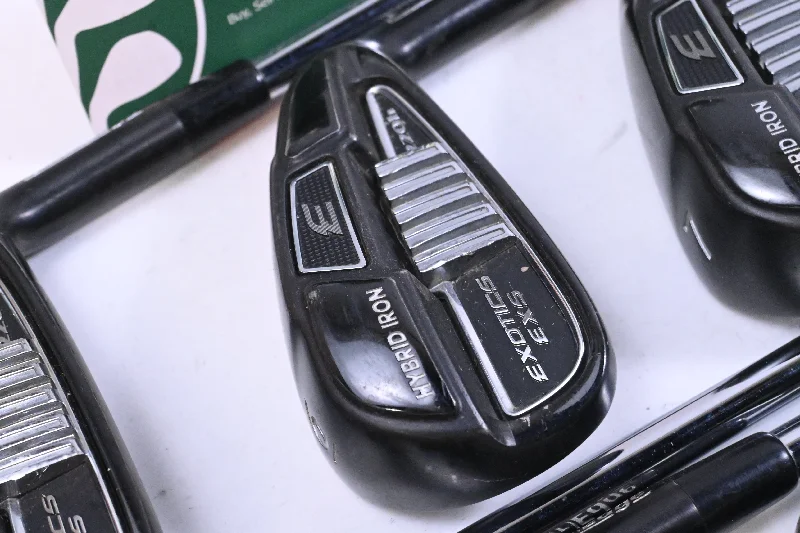 Tour Edge EXS 220H Irons / 5-PW+AW / Stiff Flex Elevate 95 Shafts