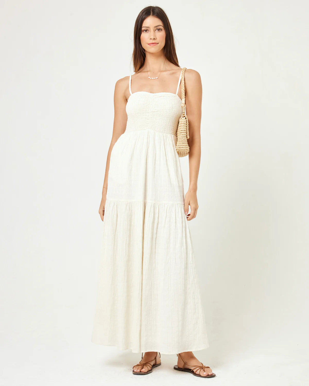 MALLORCA DRESS- Cream