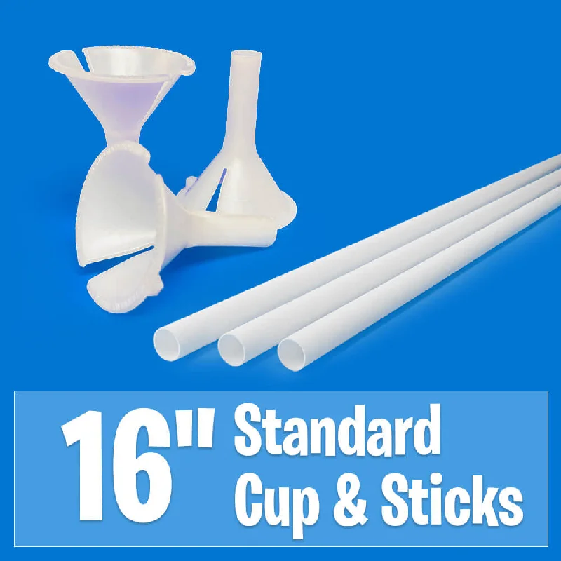 16 inch STANDARD BALLOON CUPS & STICKS