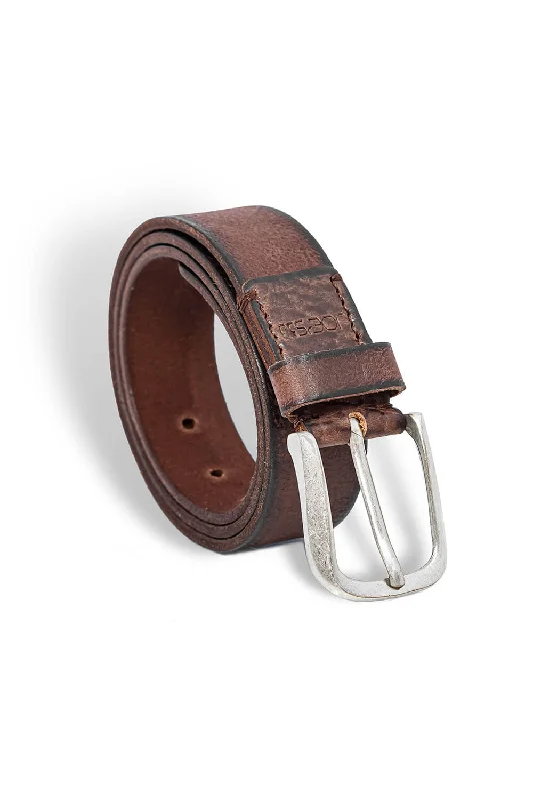 Leather Belt for Men in Brown | 52101-BROWN