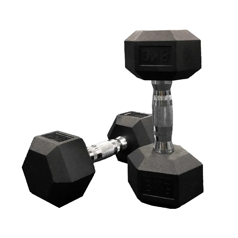 JLC HEX Dumbbells - Rubber