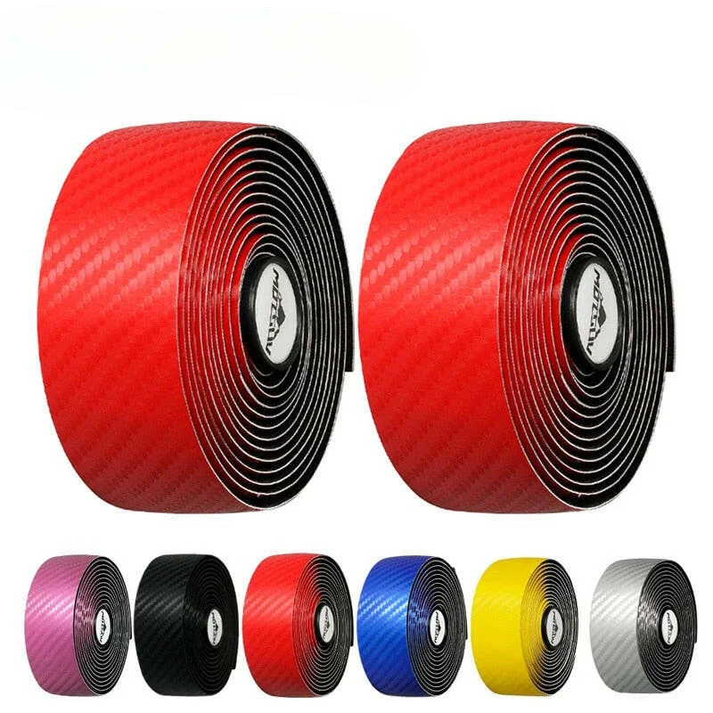 Bicycle Handlebar Tape Anti-Vibration PU EVA Bent Cycling Road Bike Tapes Racing Breathable Non-Slip Handle Bar Belt Wrap