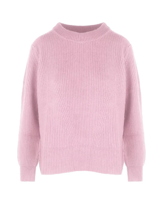 Malo  Ribbed Cashmere Sweater - Pink