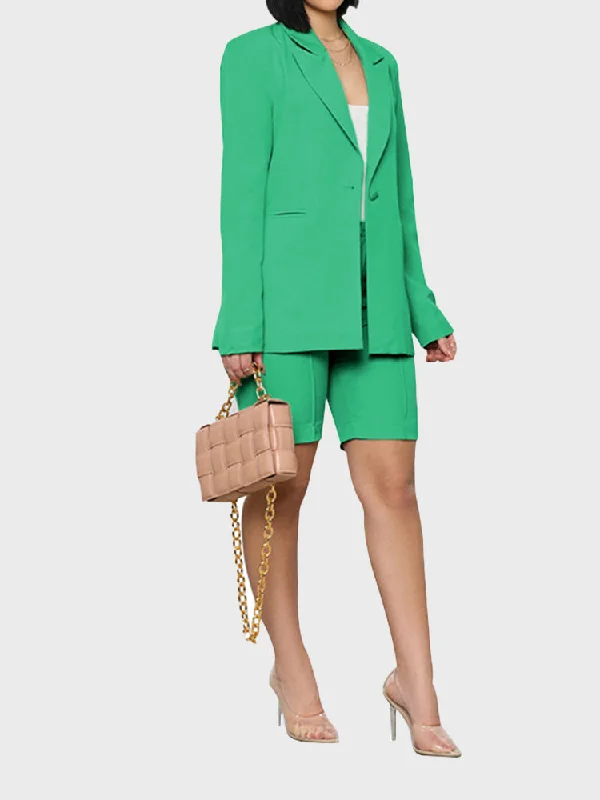 European Style Solid Color Suit Set