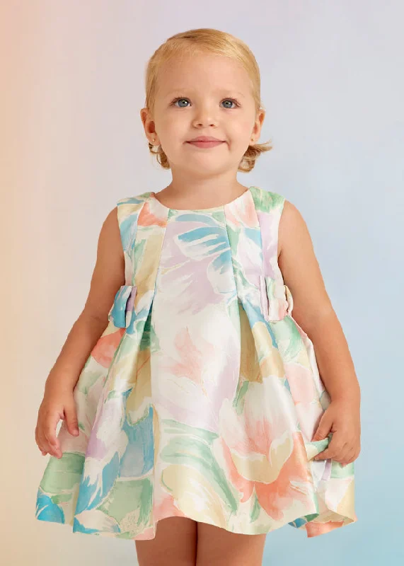 Girls Sleeveless Mikado Dress