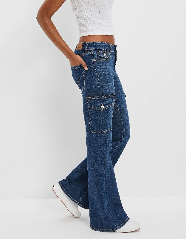 AE Stretch Low-Rise Flare Jean