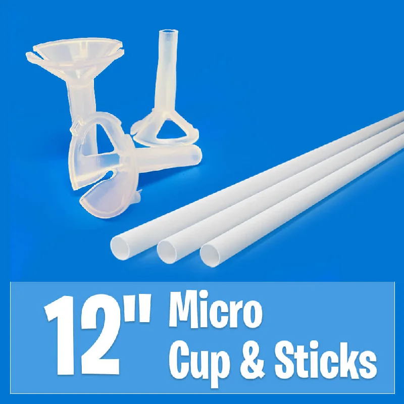 12 inch MICRO BALLOON CUPS & STICKS