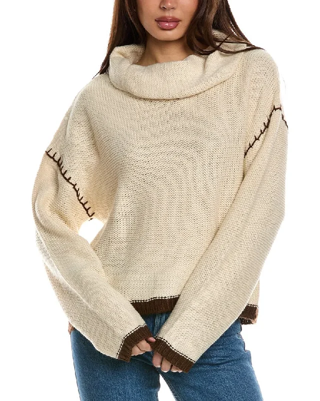 Driftwood Cowl Neck Sweater