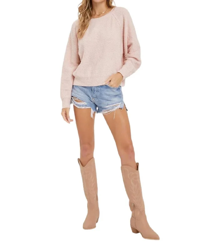 Avery Sweater In Pink