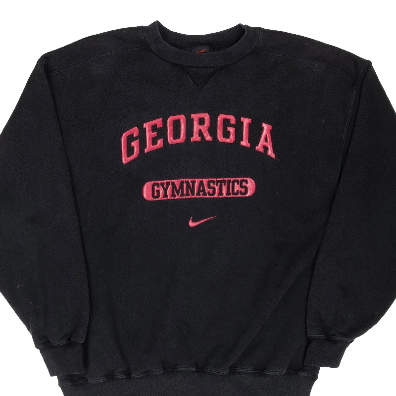 VINTAGE NCAA NIKE GEORGIA UNIVERSITY GYMNASTICS SWEATSHIRT 1990S MEDIUM