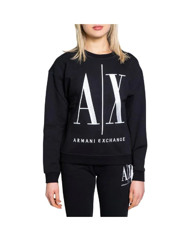 Armani Exchange Cotton Hoodless Sweatshirt