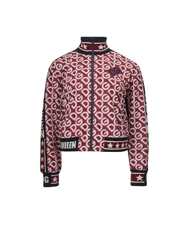 Dolce & Gabbana  DG Queen Track Jacket in Red