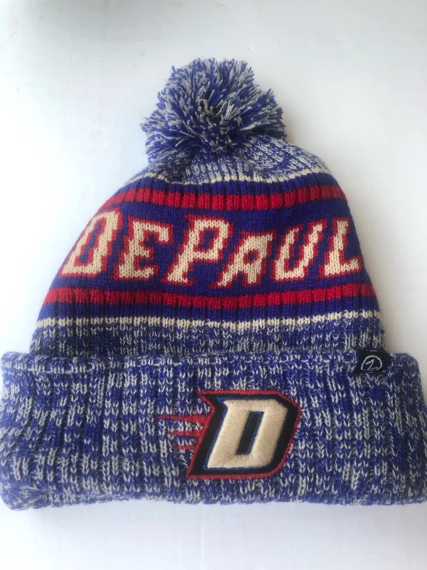 DePaul Blue Demons Springfield Style Winter Style With Pom