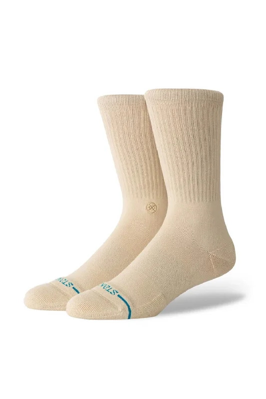 Stance Icon Crew Socks for Men in Sand | M311D14ICO-SAN