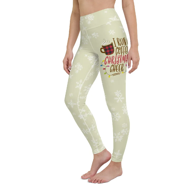 Coffee & Christmas Cheer Yoga Leggings