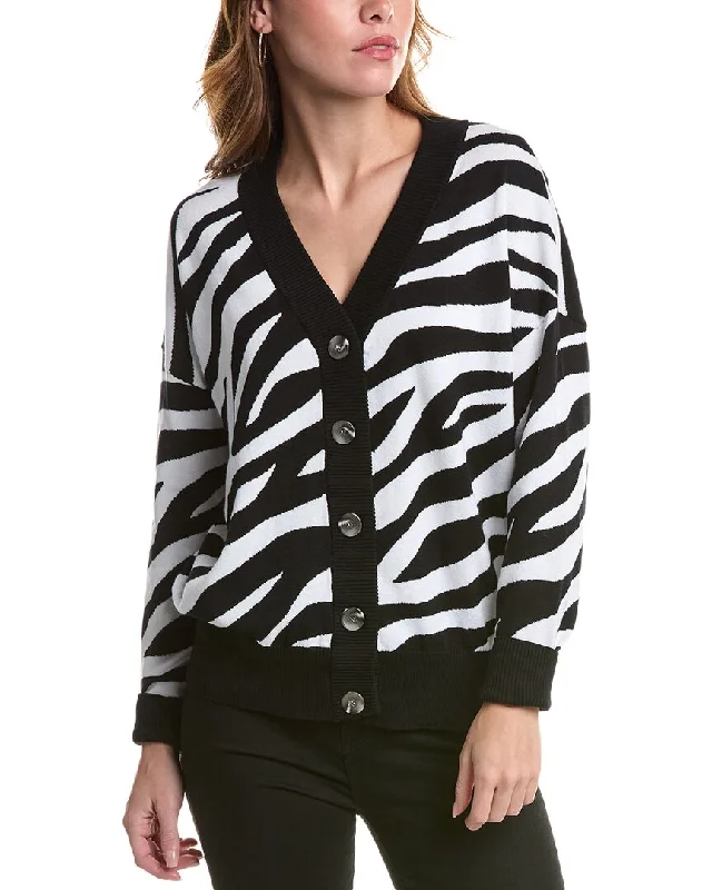 Edinburgh Knitwear Zebra Cardigan