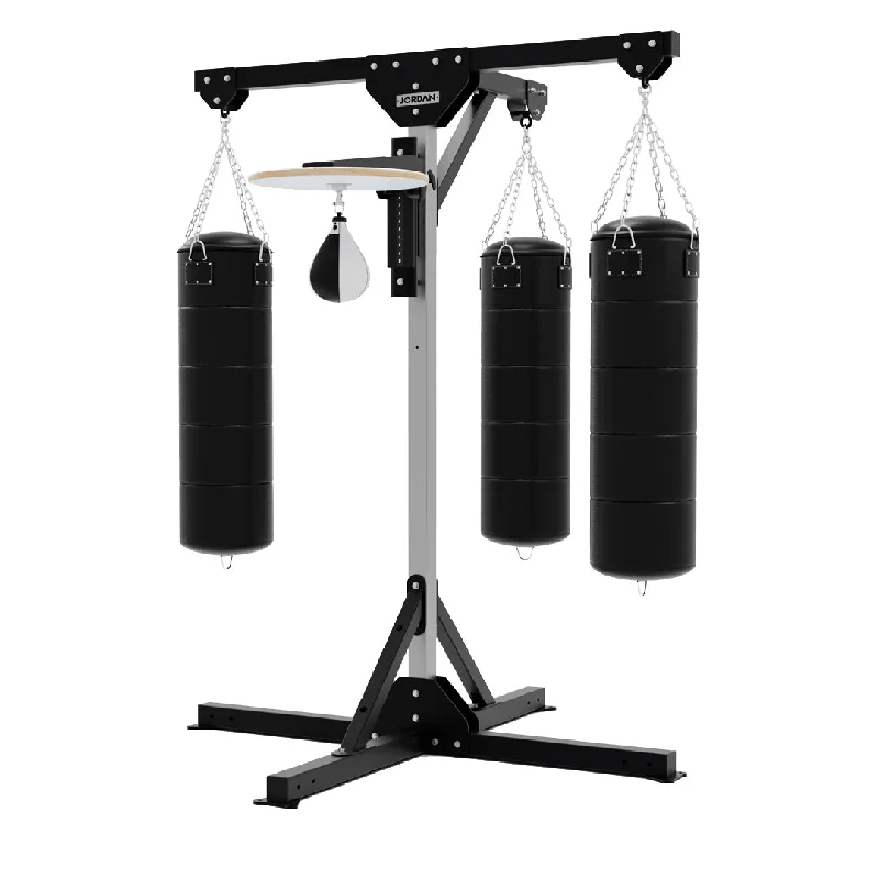 JORDAN® 3 bag arms and speedball platform boxing frame (punchbags not included)