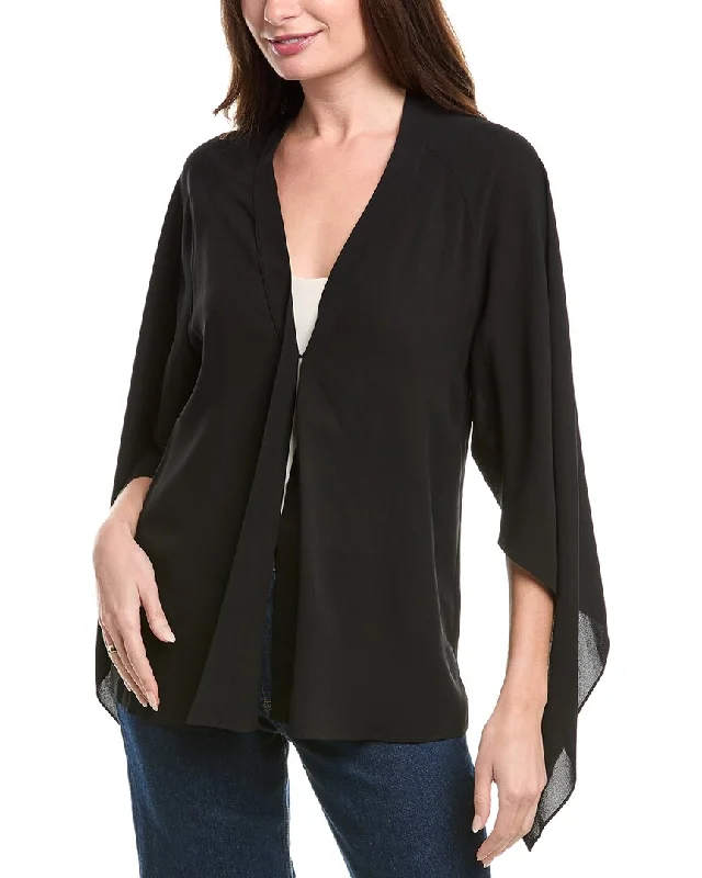 Michael Kors Collection Silk Flare Wrap Top