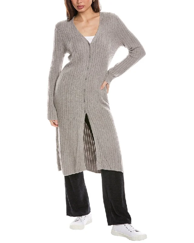 Barefoot Dreams Cozychic Lite Pointelle Long Cardigan