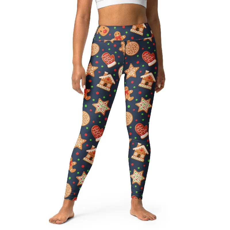 Gingerbread Delight Yoga Leggings