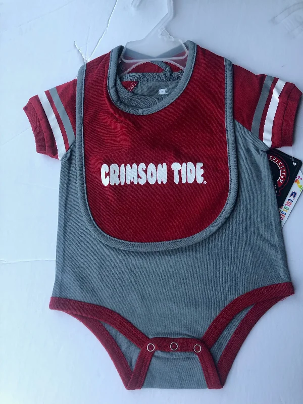 Alabama Crimson Tide Onesie With Bib