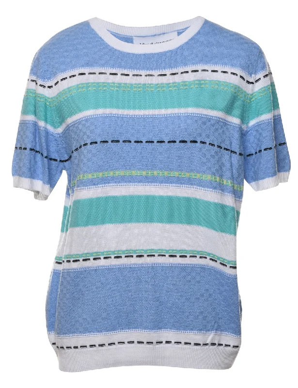 Alfred Dunner Striped Jumper - M