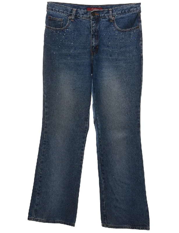 Bill Blass Flared Jeans - W35 L32