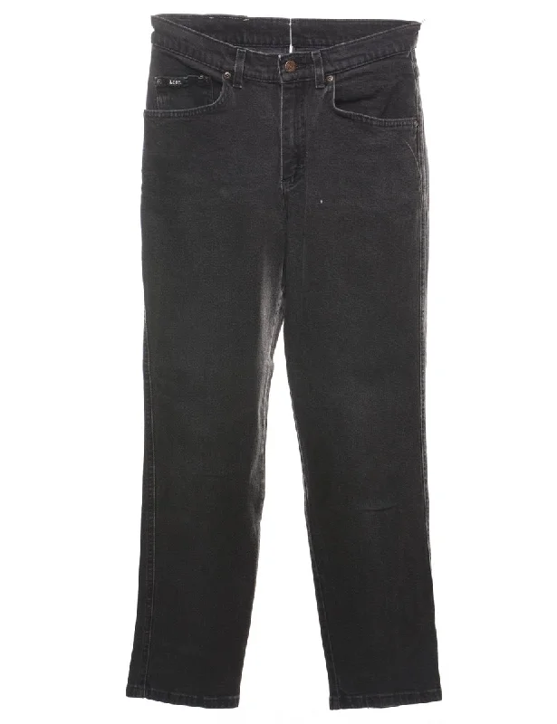 Black Lee High Waist Jeans - W28 L28