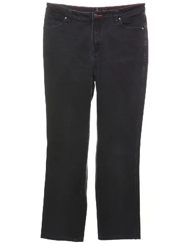 Black Tapered Wrangler Jeans - W32 L30