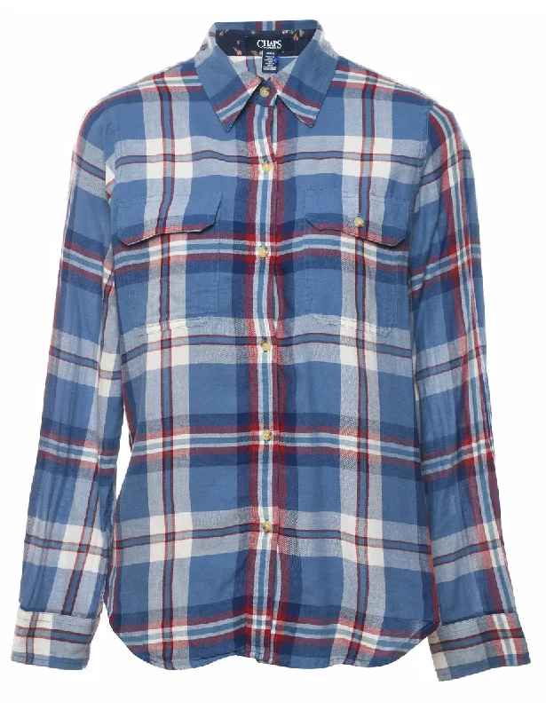 Chaps Checked Shirt - M