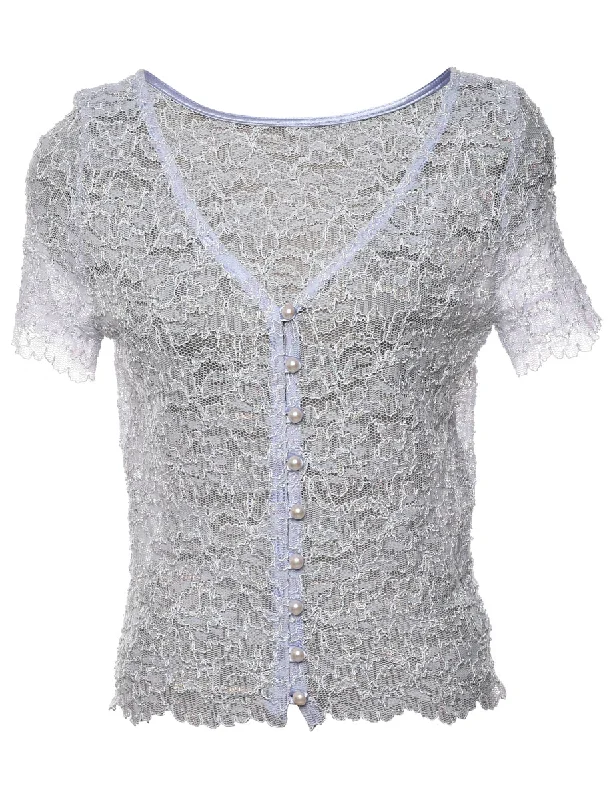 Floral Lace Top - S