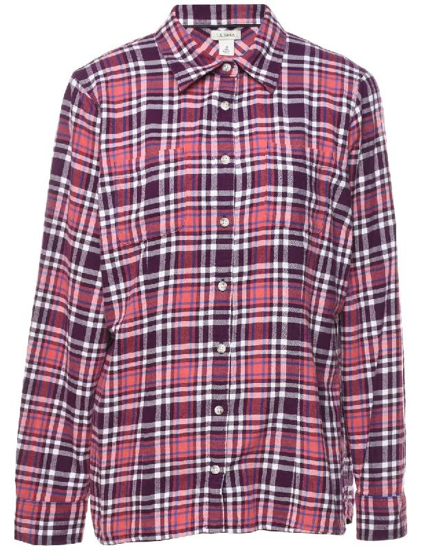 L.L. Bean Checked Shirt - M