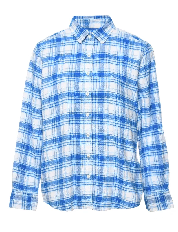 Land's End Checked Shirt - L