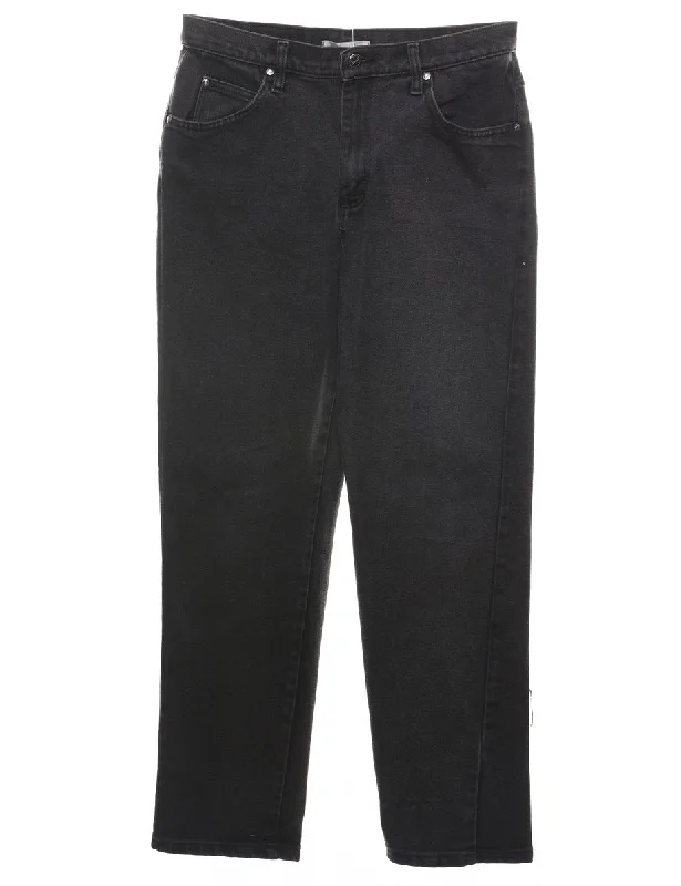 Lee Riders Black Tapered Jeans - W32 L30