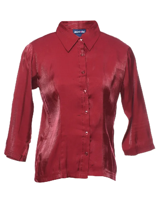 Maroon Evening Shirt - M