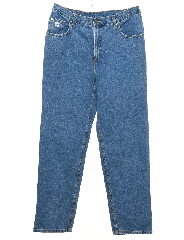 Medium Wash Tapered Jeans - W32 L30