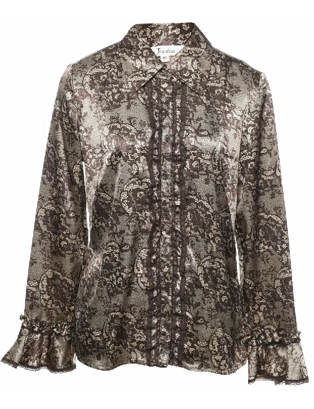 Paisley Blouse - L