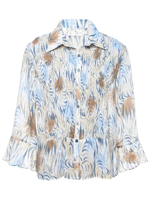 Patterned Shirt - L