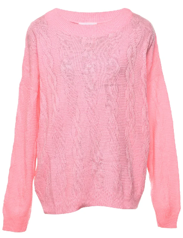 Pink Jumper - L