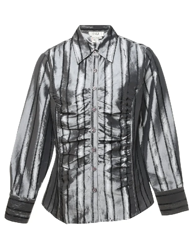 Puli Striped Evening Shirt - M