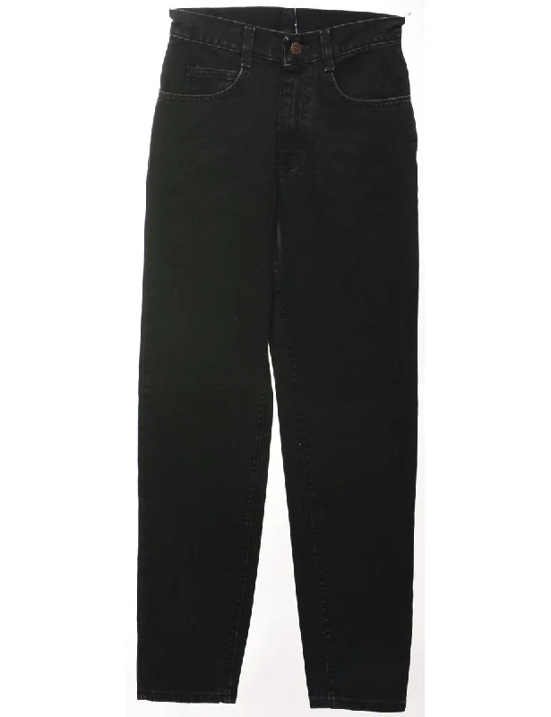 Tapered Black Lee Jeans - W24 L31