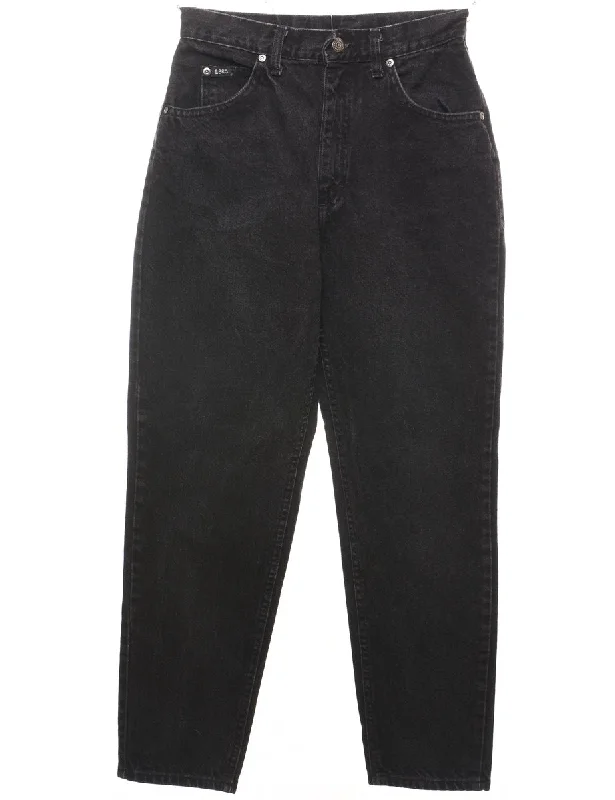 Tapered Black Lee Jeans - W25 L28