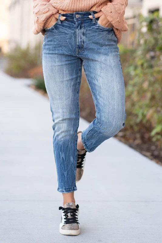 High Rise Mom Fit Jeans