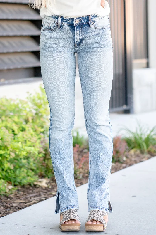 Montgomery Mid Rise Boot Cut Jeans