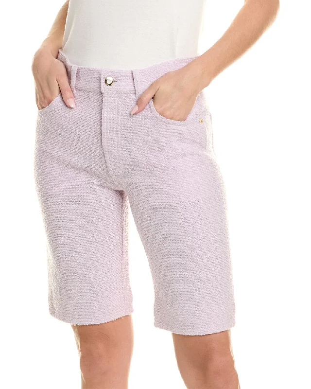 St. John Wool-Blend Short